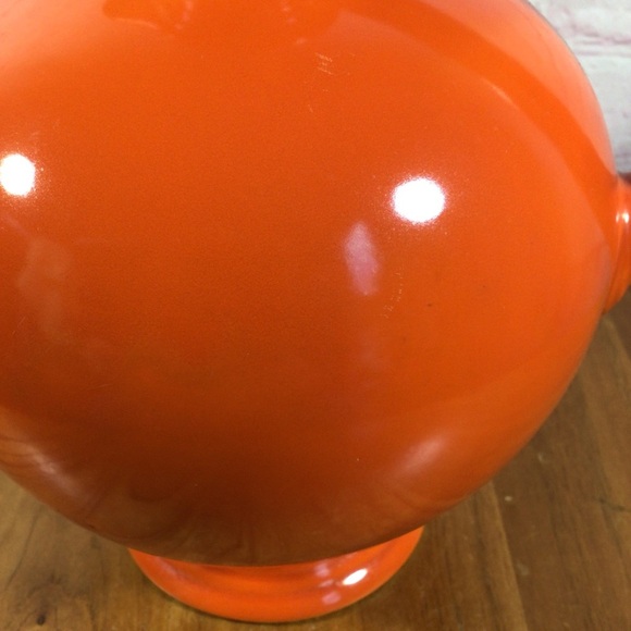 Vintage Fiestaware Original Red Carafe with Corked Lid - Picture 6 of 14